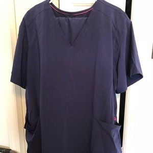 Smitten navy blue scrub set sz 3xl